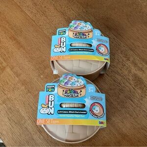 New ( Sealed) Crazy Fun Rainbow Mystery Squishy Bun Dumpling Set of 2